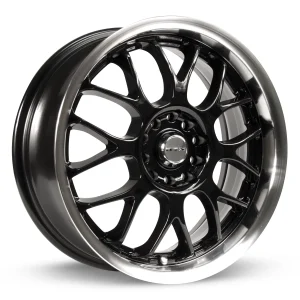 RTX Wheels – Euro – Black – 17″x7″ 40mm – Summer Wheels – 081365